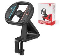 innoAura Steering Wheels for Switch 2(2025), Switch 2 Racing Wheels Table Attachment Compatible with Switch 2 Racing Wheel Accessory for Mario Kart 8 (Black)