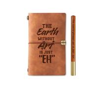 InnoBeta Artist Gifts Journal Notebook for Artists, Art Teachers & Lovers -Perfect as a Sketchbook, Travel Diary, Lined Planner (Faux Leather, 7.8 * 5 Inches)-Great for Christmas, Birthdays & More