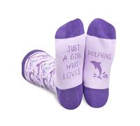 INNObeta Dolphin Socks for Women, Girls, Just A Girl Who Loves Dolphins