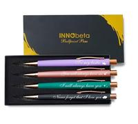 INNObeta Friend Gifts, Ballpoint Pen Set of 4, Best Friend Gift Ideas on Birthday, Christmas, To my bestie