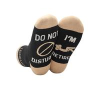 INNObeta Funny Retirement Gifts for Men Women 2025, Humorous Happy Retirement Gifts, One Size Crew Socks, Do Not Disturb I'm Retired