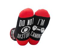 INNObeta Gamer Gifts for Men, Do Not Disturb I'm Gaming Socks, One Size Crew Socks