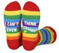 INNObeta LGBTQ Pride Gifts Socks for Women Men, Lesbian Gay, LGBT, Rainbow, One Size