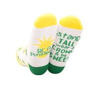 INNObeta Pineapple Gifts for Women, One Size Crew Socks, Be A Pineapple Stand Tall Ware A Crown And Be Sweet