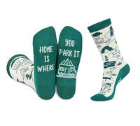 InnoBeta RV Camper Gifts, One Size Crew Socks for Women, RV Enthusiasts, RV Owners, Outdoors, Picnic, Camping on Birthday, Christmas