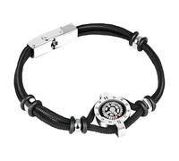 Innocence Elastic Rope Compass Bracelet For Men Women Outdoor Sports Jewelry, L, Stainless Steel, no gemstone