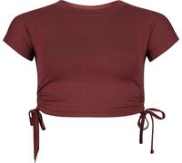 Innocent Calantha Crop Top T-Shirt red XL