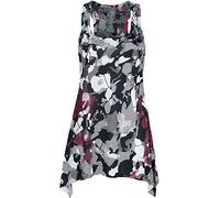 Innocent Emmie Lace Panel Vest Women Top Multicolour M, 100% Polyester, Regular