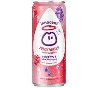 Innocent Juicy Water with Bubbles Raspberry & Blackcurrant | 12x330ml