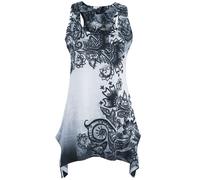 Innocent Lace Panel Vest Top white black XL