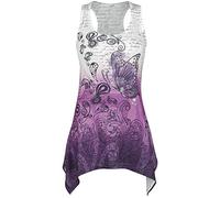 Innocent Lace Panel Vest Women Top White-Pink XL, 100% Polyester, mit Spitze Regular
