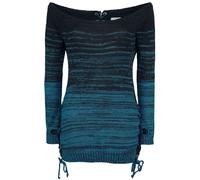 Innocent Thena Top Knit jumper black blue XXL