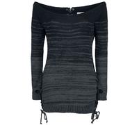 Innocent Thena Top Knit jumper black grey XL