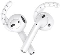 innoGadgets® EarPlugs 2-Set | Attachment compatible with AirPods and EarPods - Unshakable hold in the ear | Including strap | Smooth silicone | White