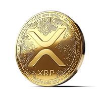 innoGadgets Physical XRP Coin Plated with 24-Carat Gold. A Real Collector‘s Item with Protective case