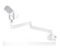 InnoGear Mic Stand Desk 360° Rotatable Low Profile Mic Boom Arm, White