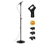 InnoGear Mic Stand, Max Height 66.34" Microphone Stand Floor Detachable Boom Mic Arm Stands with Weighted Round Base for Blue Yeti HyperX QuadCast SoloCast Shure SM58 Samson Q2U Fifine K669B, Large