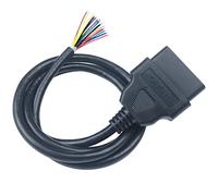innomaker 16 Pins J1962 OBD2 OBD-II Male Connector to Open Plug Wire, OBD Diagnostic Extension Cable for DIY Thickened Cable 100cm/3.28ft