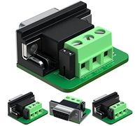 innomaker CAN DB9 120ohm Selectable Terminal, CAN DB9 Female to 3 pins Terminal (4 Pack)