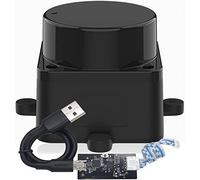InnoMaker DTOF LiDAR Time-of-Flight Lidar STL-19P, 360 Degree Omni-Directional Laser Scanning, Anti-glare 60000Lux, 5000Hz ranging Frequency, 12m radius ranging, Support ROS/ROS2