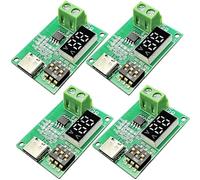 innomaker Power Converter, Type-C QC AFC PD2.0 PD3.0 to DC Fast Charge Notebook Power Supply Change Board with LED, 5V/9V/12V/15V/20V Fixed Voltage Output