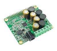 InnoMaker RPI HiFi AMP HAT TAS5713 Amplifier Audio Module 25W Class-D Power Sound Card Expansion Board for Raspberry Pi 5 4 3 B+ Pi Zero Nichicon Capacitor