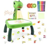 Innoocool Kids Drawing Projector Painting Table, Projector Drawing Board for Kids with Light & Music, Kids Art Table Toy for Ages 3+ with Pen, Drawing Book, Erasable Board, etc.(37 * 27 * 23cm)