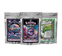 Innooova Mind, Body & Soul Bundle, Starshroooms, Kalma & Grooovy Greens. Multivitamin Gummies Mushroom, Greens & Ashwagandha. for Brain, Gut & Stress Support. Vegan 3 x 10 Trial Pack Gummies