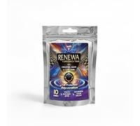 Innooova Renewa Creatine Gummies 1000mg. Creatine Monohydrate Gummies for Muscle Growth, Strength & Energy and Gut Health, Supplement for Men & Women x 10 Natural Lemon Flavour Trial Pack