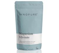 INNOPURE Magnesium Glycinate - 180 Capsules - Bioavailable Magnesium Supplements - 1000mg Per Serving (2 Capsules) Providing 200mg of Elemental Bisglycinate Powder - Made in The UK