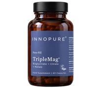 INNOPURE TripleMag Magnesium Complex, 192mg per Capsule, 60 Capsules | No Fillers or Binders, Bisglycinate, Citrate & Malate, Made in the UK