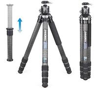 INNOREL 10-Layer Carbon Fiber Compact Tripod KT404C Professional 40mm Tube Heavy Duty Camera Stand for Digital DSLR Video Camcorder with 52mm Low Profile Panoramic Ballhead Center Column Load 30kg