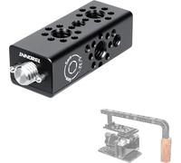 INNOREL CB2 CNC Aluminum Alloy Multi-Function Cheese Handle, Cheese Grip Extension Bar, Featuring 3/8" and 1/4" Arri Locating Holes for Camera Cage Frames, DIY Video Rigs, any 3/8" Threaded Point