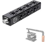 INNOREL CB4 CNC Aluminum Alloy Multi-Function Cheese Handle, Cheese Grip Extension Bar, Featuring 3/8" and 1/4" Arri Locating Holes for Camera Cage Frames, Cheese Plates, any 3/8" Threaded Point