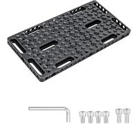 INNOREL CP10 20 * 10cm Multi-Functional Cheese Plate with 1/4" & 3/8" Threads, Switching Mounting Plate with Built-in ARRI Locating Holes for Camera and Tripod