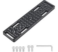 INNOREL CP2005 20 * 5cm Multi-Functional Cheese Plate with 1/4" & 3/8" Threads, Switching Mounting Plate with Built-in ARRI Locating Holes for Camera and Tripod