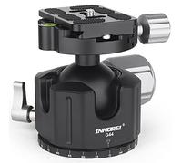 INNOREL G44 Low Profile Tripod Ball Head Panoramic CNC Metal Camera Tripod Ballhead with 1/4" Arca Swiss Universal Quick Release Plate for Tripods,Monopod,DSLR Cameras,Camcorder,Max Load 55lb/25kg