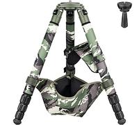 INNOREL LT324CG Carbon Fiber Tripod 146cm Professional Heavy Duty Camera Tripod Max Tube 32mm Max Load 66Lb/30kg with 75mm Bowl Adapter Tripod Bag Spikes Ultra Stable Birdwatching (Tripod+BL75N)