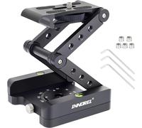INNOREL MH5 Z-Flex Tilt Tripod Head, Black CNC Aluminum Alloy, 360° Pan Rotation, 6.61lb Load Capacity, with Quick Release Plate