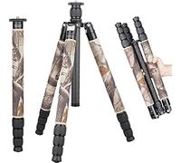INNOREL RT85CM Carbon Tripod 173cm Travel Tripod Max Load 25kg Portable Professional Tripod 2 in 1 Monopod Tripod with Center Column with Tirpod Bag/Spikes (RT85CM Only)