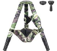 INNOREL RT90CG Systematic Tripod 63in/160cm Professional Carbon Fiber Heavy Duty Camera Tripod Max Tube 40mm Max Load 88lb/40kg with 75mm Bowl Adapter Tripod Bag Spikes Ultra Stable(Tripod+BL75N)