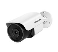 INNOSECU 4MP PoE Camera, IP67 Waterproof Wired Bullet IP Surveillance Camera, 100ft Night Vision, 2.8mm Wide Angle Lens, 110°, Built-in Microphone, AI Human Vehicle Detection