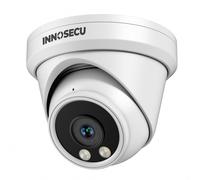 INNOSECU 4MP PoE Camera Outdoor Indoor Wired Security IP Camera Waterproof IP67 Human/Vehicle Detection 2.8mm Wide Angle Lens 110° Night Vision 30M Microphone