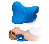 Innostretch Neck Cloud Pillow - Comfort and Pain Relief Through Cervical Decompression - Relaxes Neck and Shoulders - Ultra Soft Natural Curve Restorer Made from Quality Plush Material - Blue