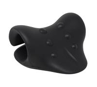 Innostretch Neck Cloud Pillow - Neck Stretcher Comfort and Pain Relief Through Cervical Decompression - Relaxes Neck - Ultra Soft Natural Curve Restorer Made from Quality Plush Material - Black