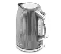 Innoteck Kitchen 1.7L Cordless Electric Kettle with Stainless Steel Heating Base, BPA-Free Electric Kettle with Auto Shut-Off Safety & 360° Base Quiet Fast Boil Kettle for Tea and Coffee, Grey
