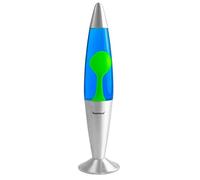 Innoteck 16” Soothing Motion Magma Lamp for Relaxation Retro Home Lighting Decoration - 30 W - Green Wax/Blue Liquid