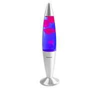 Innoteck 16” Soothing Motion Magma Lamp for Relaxation Retro Home Lighting Decoration - 30 W - Pink Wax/Purple Liquid