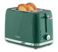Innoteck Toaster 2 Slice, 7 Browning Levels, Defrost, Reheat & Cancel, 800W | 2 Slice Green Toaster, Wide Slots, Defrost, Reheat & Cancel