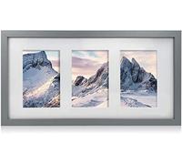Innoteck Essentials 3 In 1 Matt Wooden Photo Frame - Grey., Grey